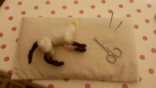 How to make a rice bag for needle felting